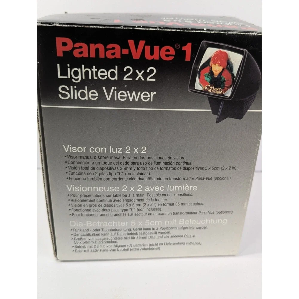 Pana-Vue 1 Lighted 2x2‎ Slide or Film Viewer for 35mm